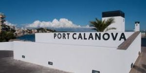 Port Calanove entrance sign. 5 Star Yachts based in Port Calanova, Palma de Mallorca, Spain