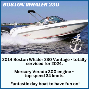 Boston Whaler 230 for sale with mooring in Puerto Portals, Mallorca
