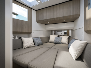 Aicon Yachts Audace 50 v-berth bed